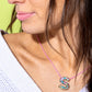 Colorful Confetti Letter Necklaces