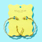 Cassie Wavy Large Hoops