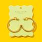 Terry Gold Large Hoops