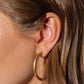 Terry Gold Large Hoops