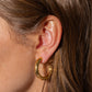 Terry Gold Medium Hoops