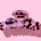 Pink Tortoise Claw Clip