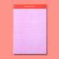 This Girl Is On Fire List Pad