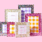 Pink Confetti Frame - Small