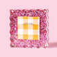 Pink Confetti Frame - Small