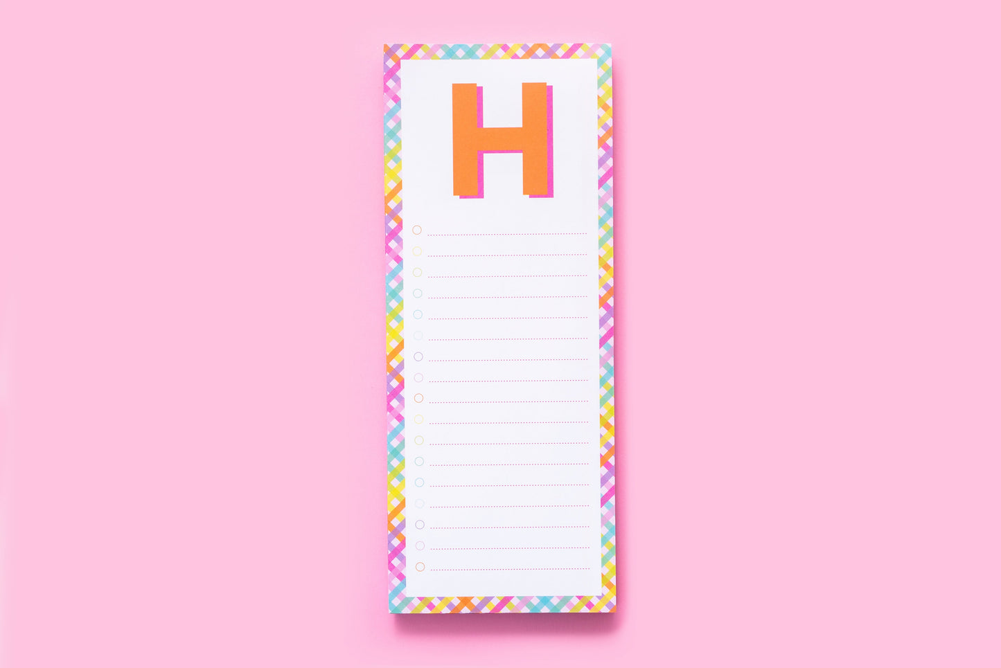 Letter List Pads A-Z
