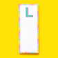 Letter List Pads A-Z