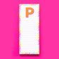 Letter List Pads A-Z