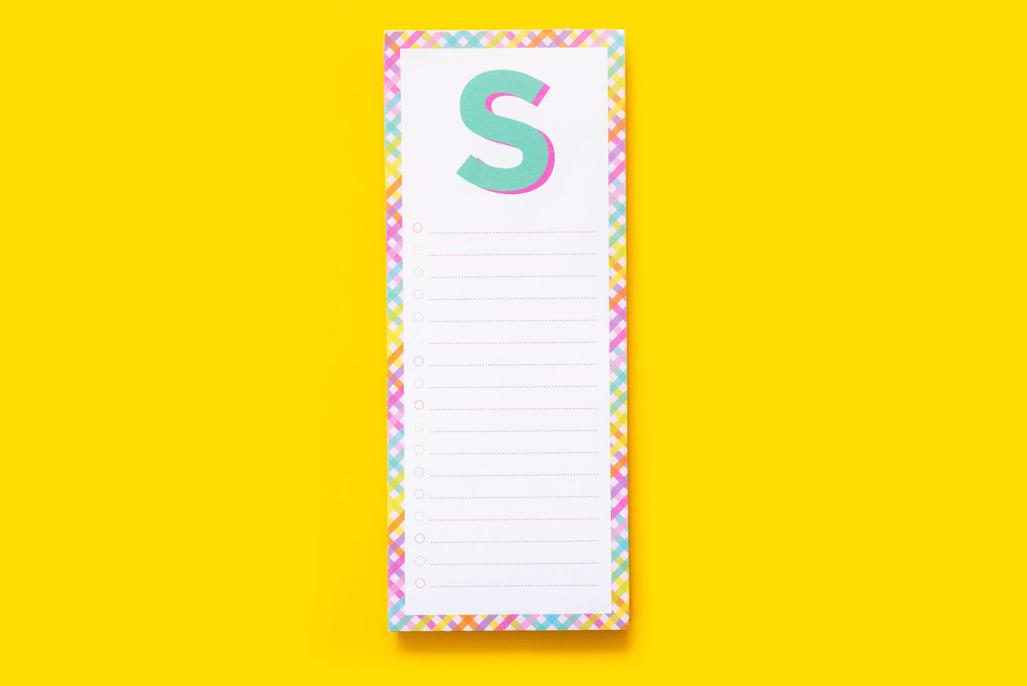 Letter List Pads A-Z