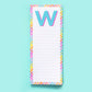 Letter List Pads A-Z