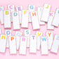 Letter List Pads A-Z