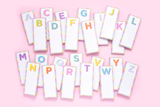 Letter List Pads A-Z