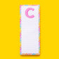 Letter List Pads A-Z