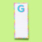 Letter List Pads A-Z