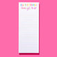 All The Things List Pad