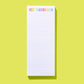 Best Teacher List Pad