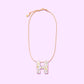 Pearl Confetti Letter Necklaces