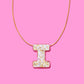 Pearl Confetti Letter Necklaces
