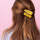 Gold Confetti Hair Clip Set