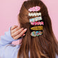 Gold Confetti Hair Clip Set