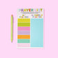 Colorful Prayer List Notepad
