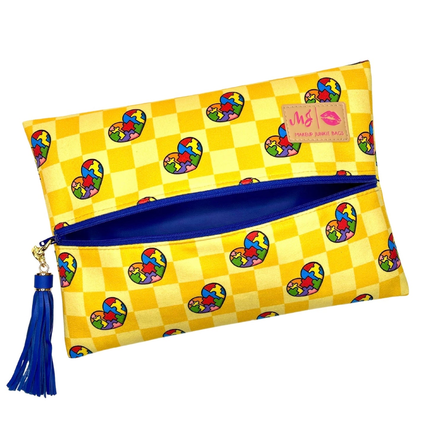 Autism Awareness Yellow Check