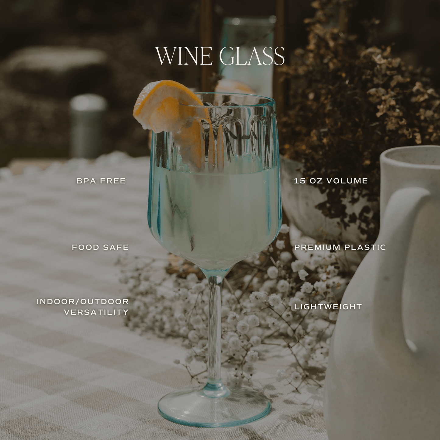 Outdoor Plastic Wine Drinkware