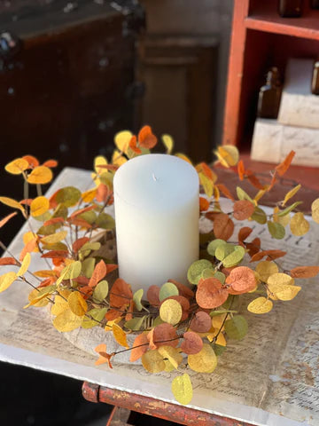 Carnival Eucalyptus Candle Ring | 15"