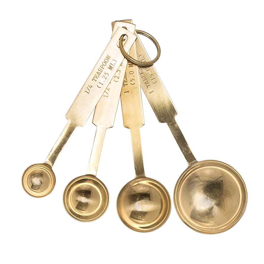 Stainless Steel Gold Measuring Spoons