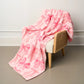 Cozy Dreams Luxe Blanket-Blushing Bows