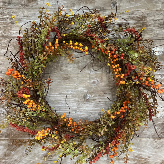 Sienna Peppergrass Wreath