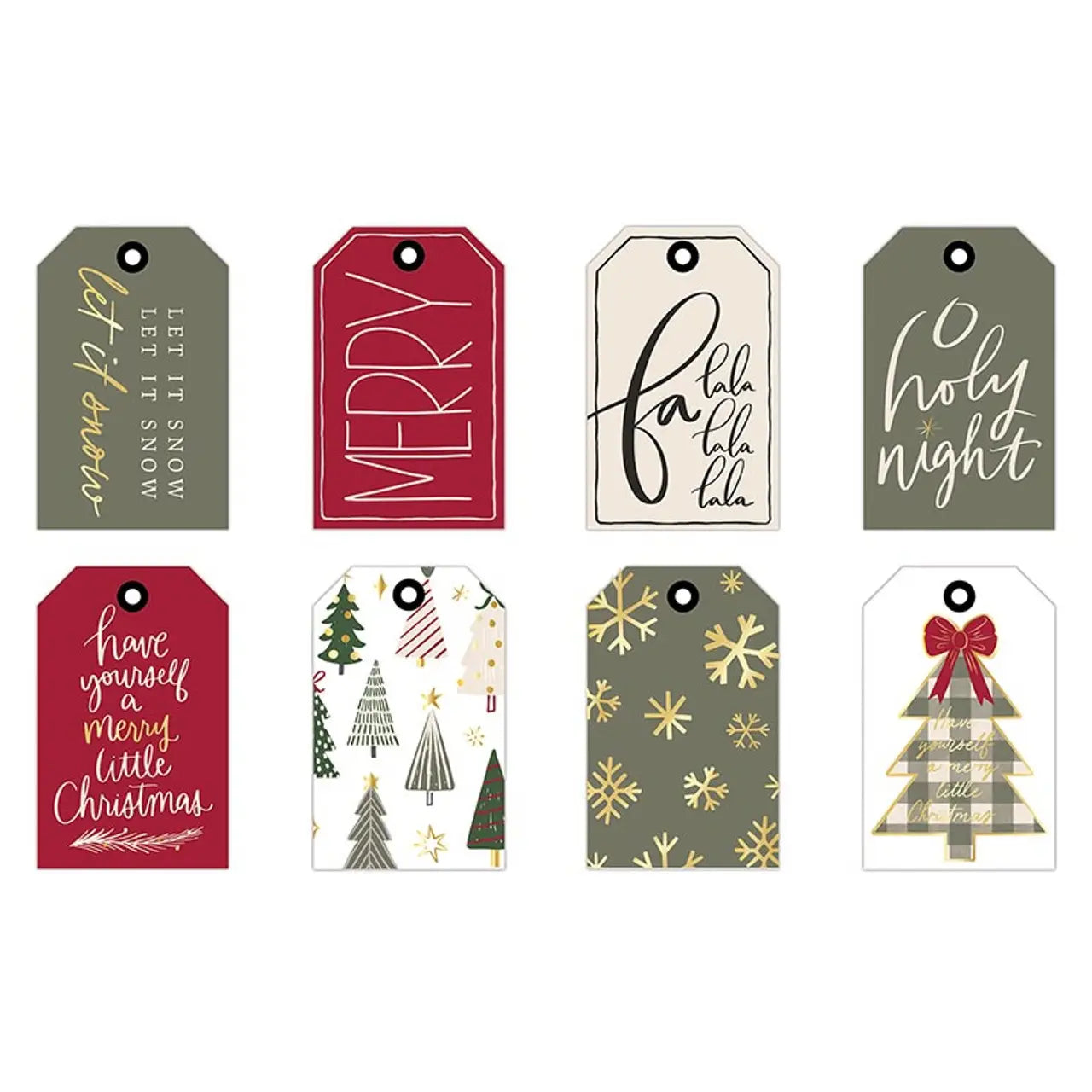 Gift Tag Book - Let It Snow