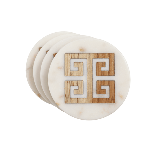 Marble Wood Coasters