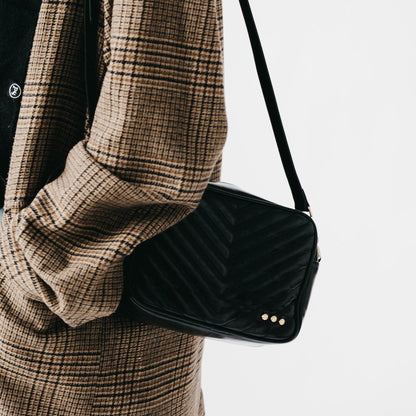 Coco Quilted Camera Crossbody Bag