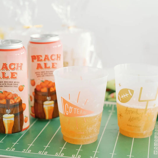 Football Shatterproof Cups - Set of 4