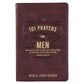 101 Prayers For Men Brown Faux Leather Gift Book - Psalm 145