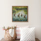 Spring Ducks In Pond
