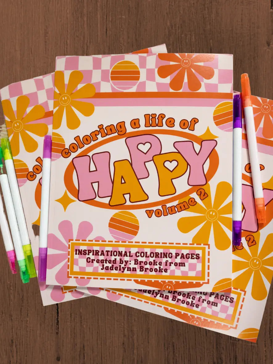 Coloring a Life of Happy Coloring Book