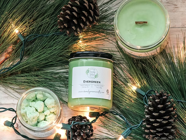 Holiday Candles ~ 5 Scents to Choose From