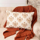 Fall Large Block Print Silhouette Pillow