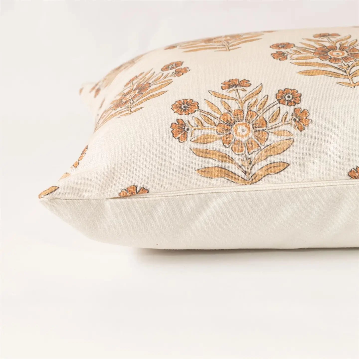 Fall Large Block Print Silhouette Pillow