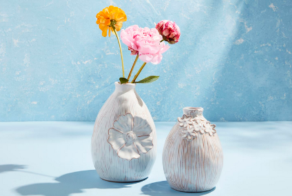 White Flower Vase ~ 2 Styles to Choose From