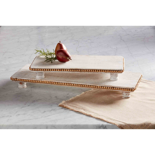 Gold Beaded Serving Board ~ 2 Sizes to Choose From