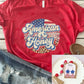 American Honey Retro Patriotic Tee