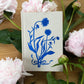 BLUE FLORA | MINI LINEN BOUND JOURNAL