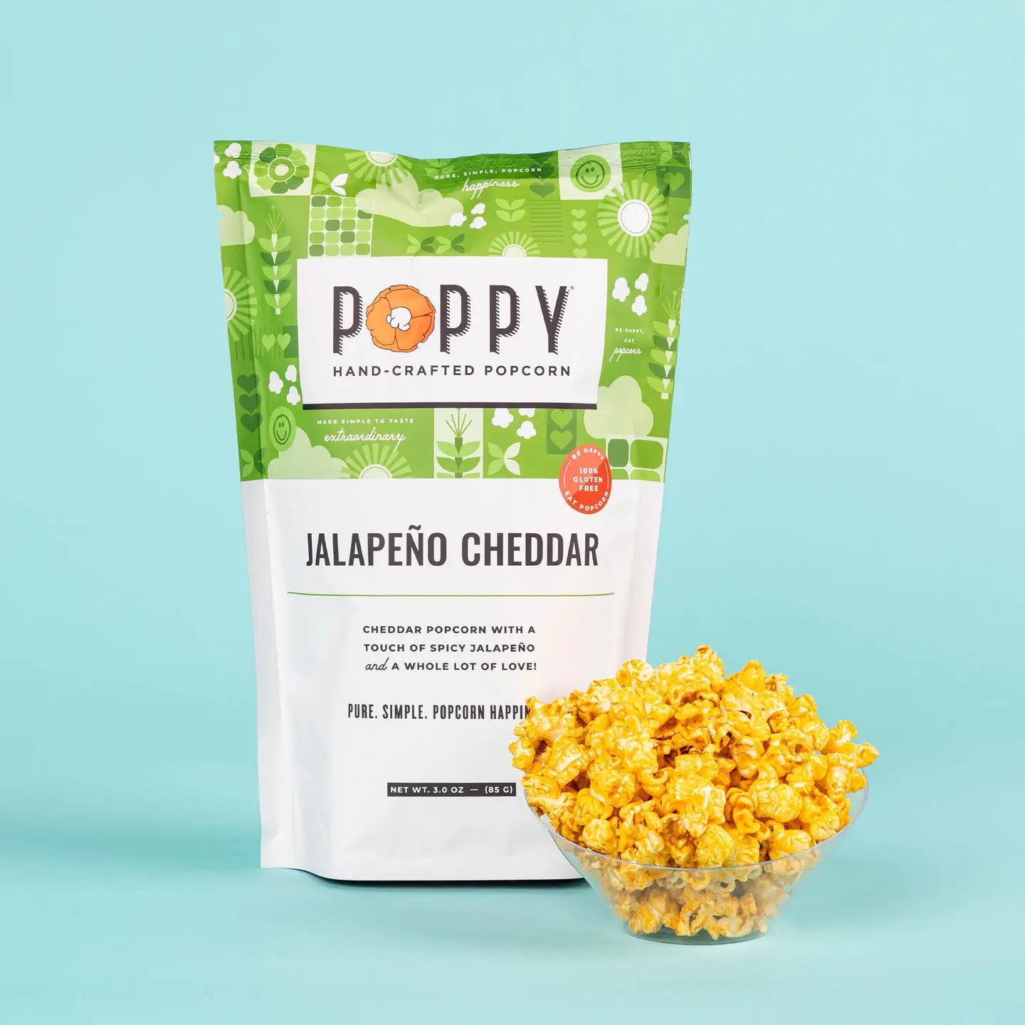 Jalapeño Cheddar Flavored Gourmet Popcorn