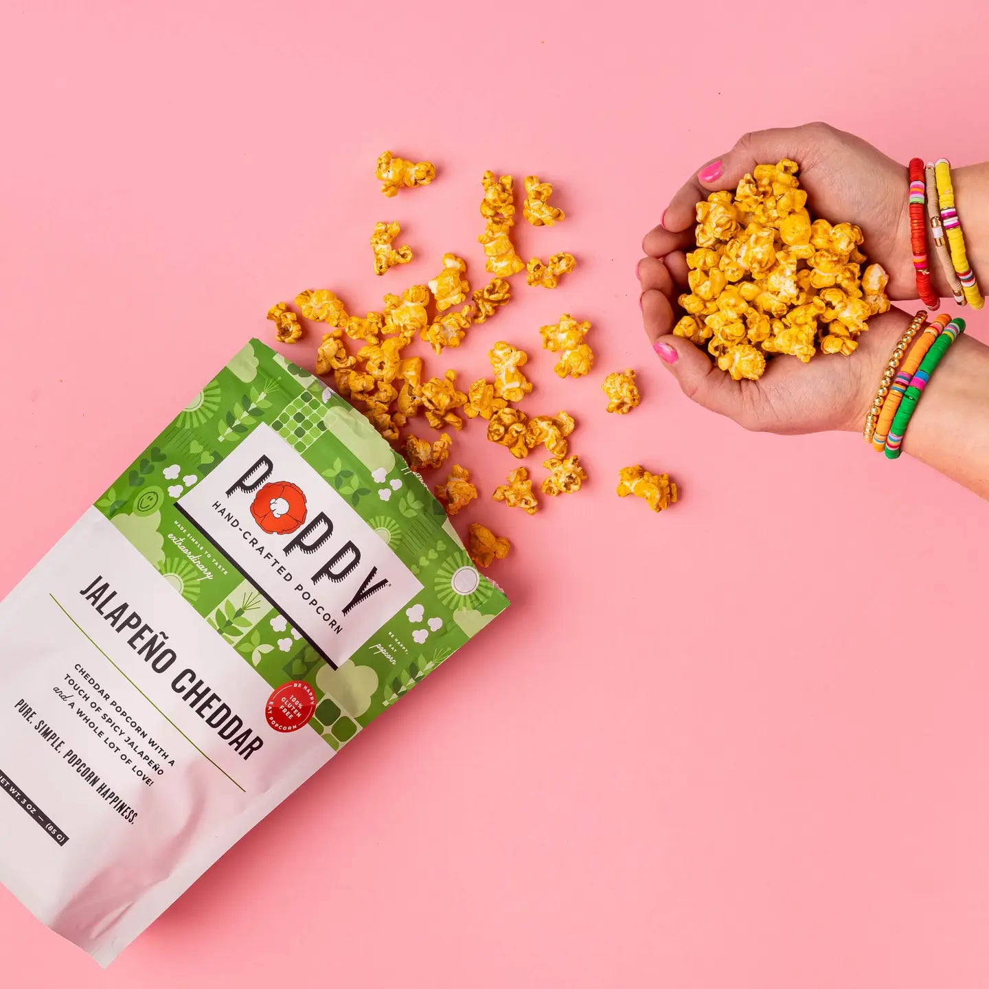 Jalapeño Cheddar Flavored Gourmet Popcorn