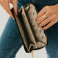 Lenni Large Zip Woven Wallet