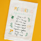 Measuring Equivalents - Flour Sack Towel