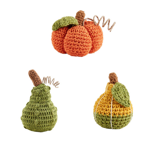 Mini Crochet Pumpkins and Gourds